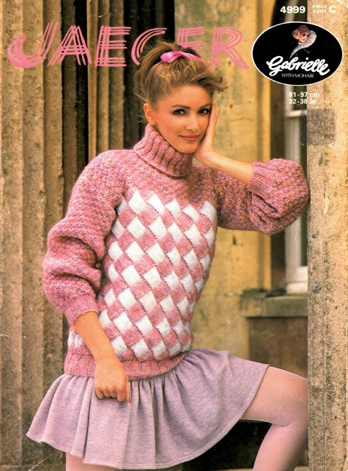 Jaeger, Jaeger "Colour Patterned Sweater" from 1982 PDF