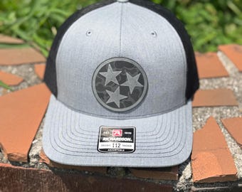 Tristar Tennessee Hat, Leatherette patch, Richardson 112