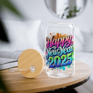 Sipper Glass Happy New Year's Eve