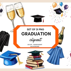 Abitur Clipart, Schulclipart, Abitur png, Abiturmütze, Klasse 2025, Diplom Clipart, Abiturgeschenk, College Clipart