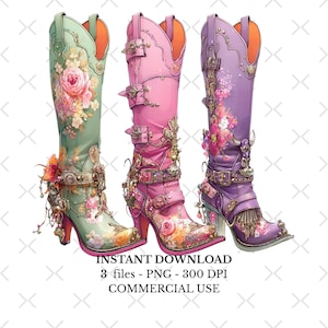 Boots png, Cowboy boots, Western boots clipart, Cowgirl boots, Sublimtion Design, Digital Download, Cowgirl sweater, Cowgirl shirt