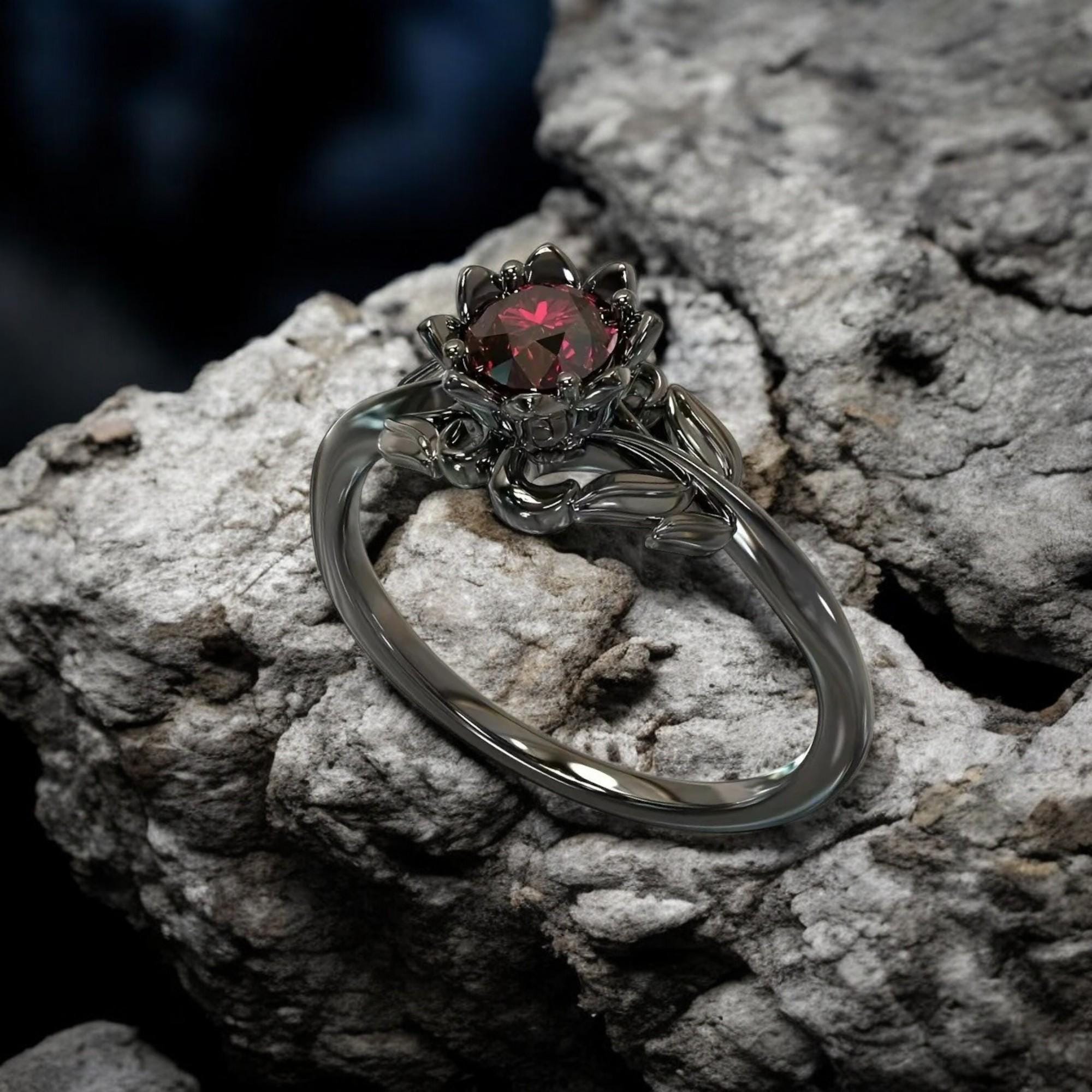 Victorian Gothic Wedding Ring Victorian 1920's Rings Style