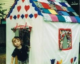 Digital Grandma's House, the Original Toddler Playhouse Pattern