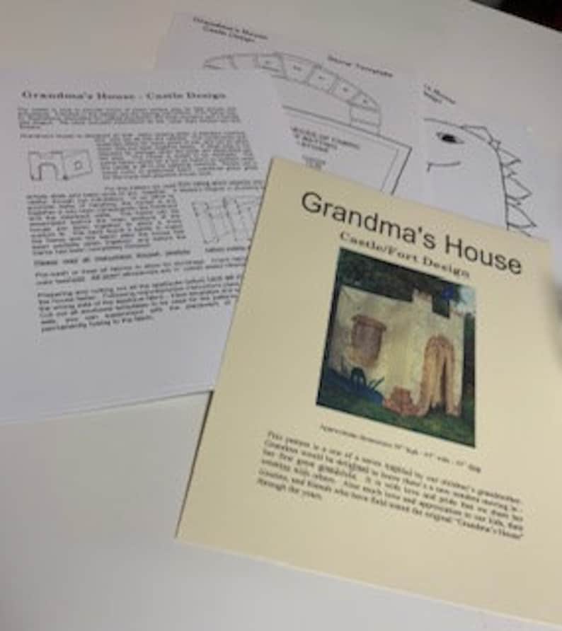 Instant Download Castle/fort Sewing Pattern - Etsy