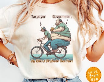 Humor politics shirt, Anti Government Satire Tee, Libertarian Gift, Unisex Cotton, Protest Tshirt