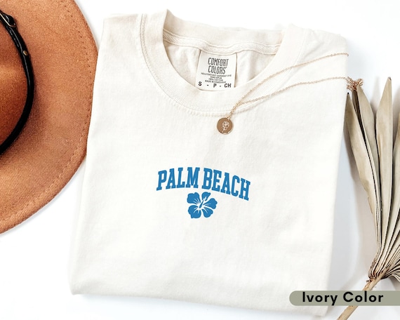 Comfort Colors® Sun Salt Sand Shirt, Palm Beach Vacation TShirt, Coastal Granddaughter Graphic Tee