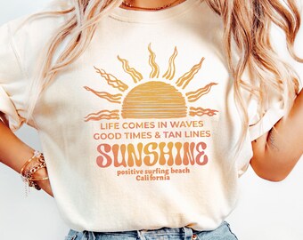 Vacay Mode, Stay Salty Tee Sunshine Beach Shirt, Coastal Summer Graphic Oversize Top