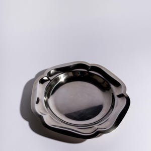 Flower Stainless Steel Tray Plate