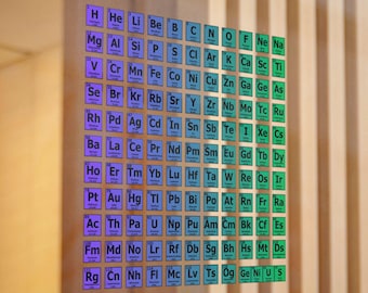 Periodic Table Elements Sticker Sheet: Chemistry Classroom Decor