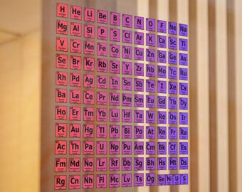 Periodic Table Elements Sticker Sheet: Chemistry Classroom Decor