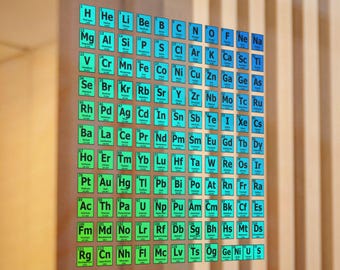Periodic Table Elements Sticker Sheet: Chemistry Classroom Decor