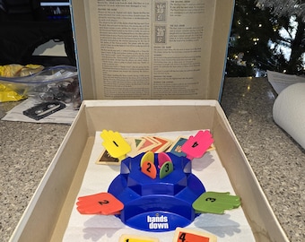 Hands Down - Slam - O - Matic - Vintage Board Game - IDEAL 1964