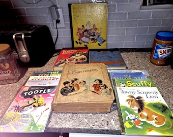 Large Rare Lot CHILDREN'S BOOKS Little Golden Book 1902 Little Chatterers 13 In All