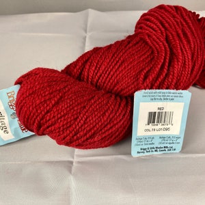 RED - Briggs & Little Heritage Wool Yarn Worsted Weight RED