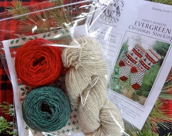 Scandinavian Christmas Stocking Knitting KIT