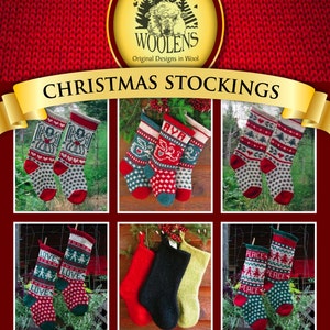 Annie's Woolens Digital e-Book Christmas Stockings Knitting Pattern Collection