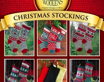 Annie's Woolens Digital e-Book Christmas Stockings Knitting Pattern Collection