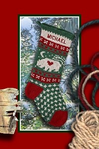Traditional Christmas Stocking, Bear Personalized Stockings, Faire Is…