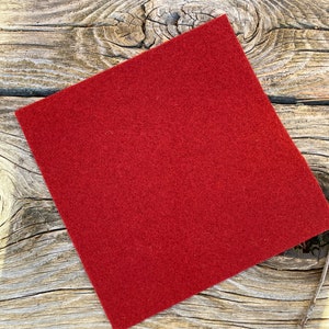 MODA 80/20 Wool Blend Fabric in Burnt Berry Red by the Yard