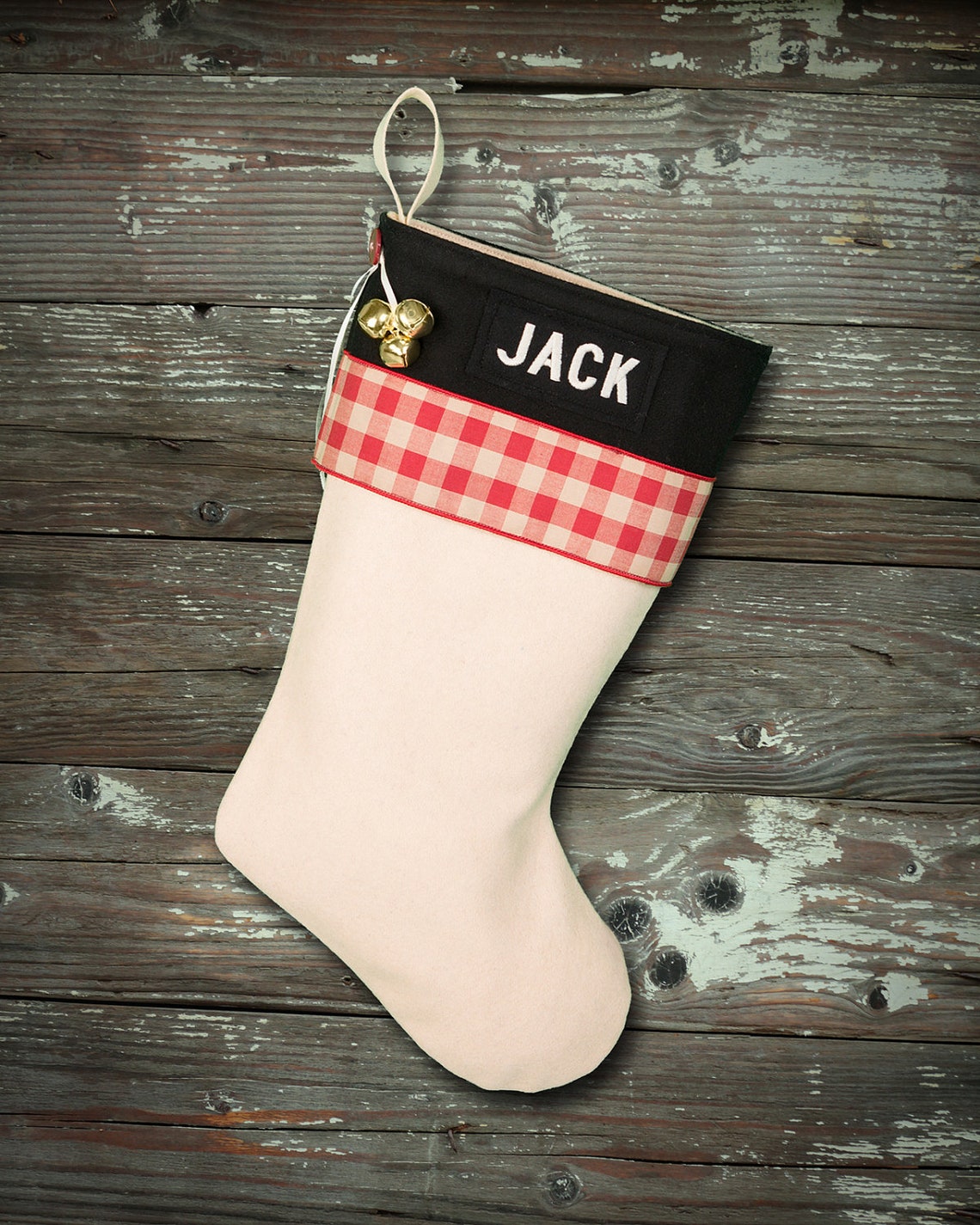 Rustic Wool Handmade Christmas Stockings Personalized With Etsy