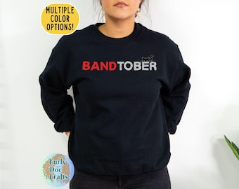 Bandtober Sweatshirt, lustige Blaskapelle Rundhalsausschnitt