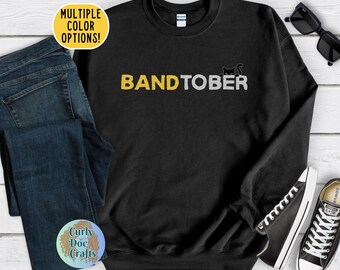 Lustiges Blaskapelle Sweatshirt: Bandtober Wettbewerb Rundhalsausschnitt