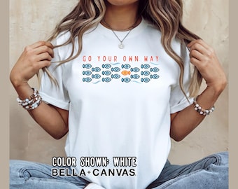 Gehen Sie Ihren eigenen Weg Shirt, psychische Gesundheit Shirt, motivierendes T-Shirt, psychische Gesundheit Fragen, inspirierend TShirt, Bella Canvas Unisex Shirt