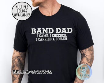 Blaskapelle Papa Shirt, lustiges Band Papa Tshirt, Blaskapelle Bekleidung, Band Roadie, Vatertagsgeschenk, Bella + Canvas Shirt Band Eltern T-Shirt