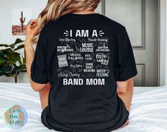 Band Mom Shirt, Blaskapelle lustiges Tshirt, Blaskapelle T-Shirt, Band Elternteil, Bella + Canvas, Band Boosters, Wettbewerb Shirt Halbzeit Show