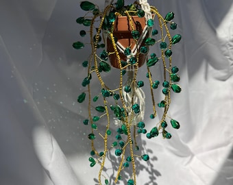 Forever Succulent Suncatcher | Handmade Window Decor | Light Catcher | Boho Sunlight Ornament | Gift for Plant Lover
