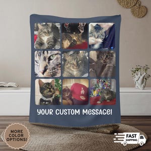 Personalized Photo Fleece Blanket: Custom Keepsake Gift