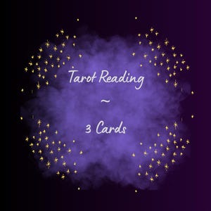 READ DESCRIPTION FIRST!! 3 Card Tarot Reading - Divination