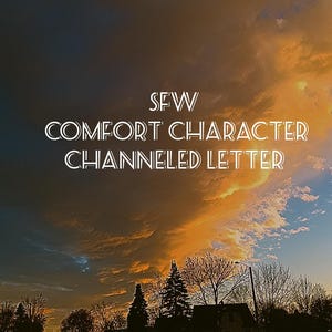 ¡LEA LA DESCRIPCIÓN PRIMERO! Carta canalizada - Segura para el trabajo - Personajes reconfortantes - Cambiante