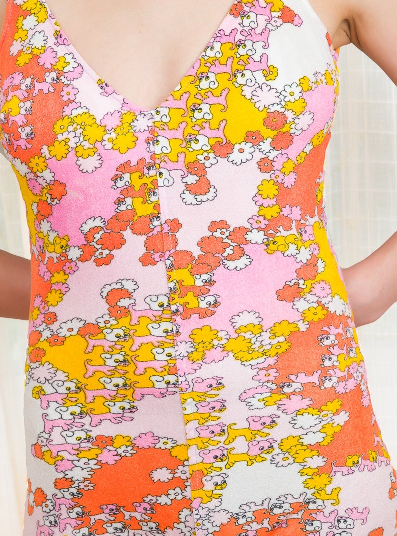 1960s Novelty Swimsuit 60s swimsuit Puppy Love Bathing Etsy