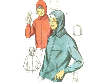 1960s Childrens Ski Jacket Pattern Ringier 3702 for 12 years VFG