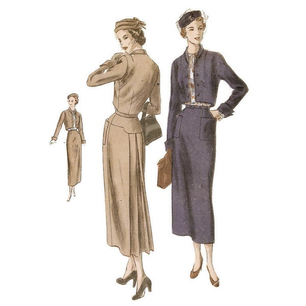 PATRON DE COUTURE Vintage Des Années 1940 Pour Manteau-Négligé B32 (106) EUR 30,58 - FR