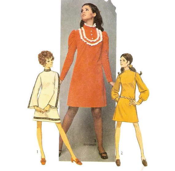 1960s A-Line Mini Dress