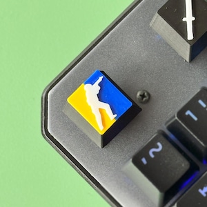 Nakładka na klawisze Counter-Strike | Nakładka na klawisze ESC | Nakładka na klawisze 3D | Klawiatura mechaniczna | Nakładka na klawisze CS 2 | Nakładka na klawisze CS Go | Niestandardowa nakładka na klawisze Cherry, OEM | Walentynki CS 2 Logo