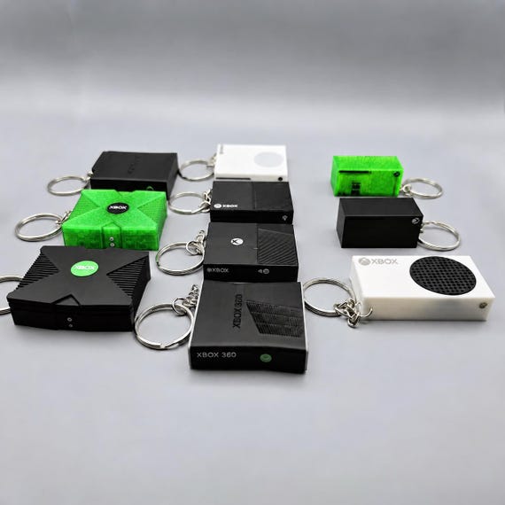 XBOX キーホルダー Xbox Console Keychain Collection | Original, 360, One, Series X S