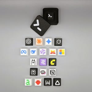 AI Series Keycap | ChatGPT Claude Gemini ESC keycap | 3D Printed Keycap | Developer Mechanical Keyboard | Custom Cherry Mx OEM Keycap