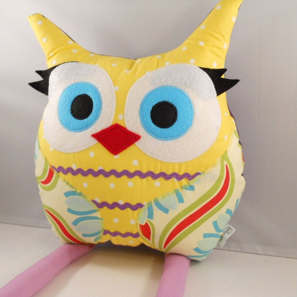bellamina's owl pillow newest addition to the owl family