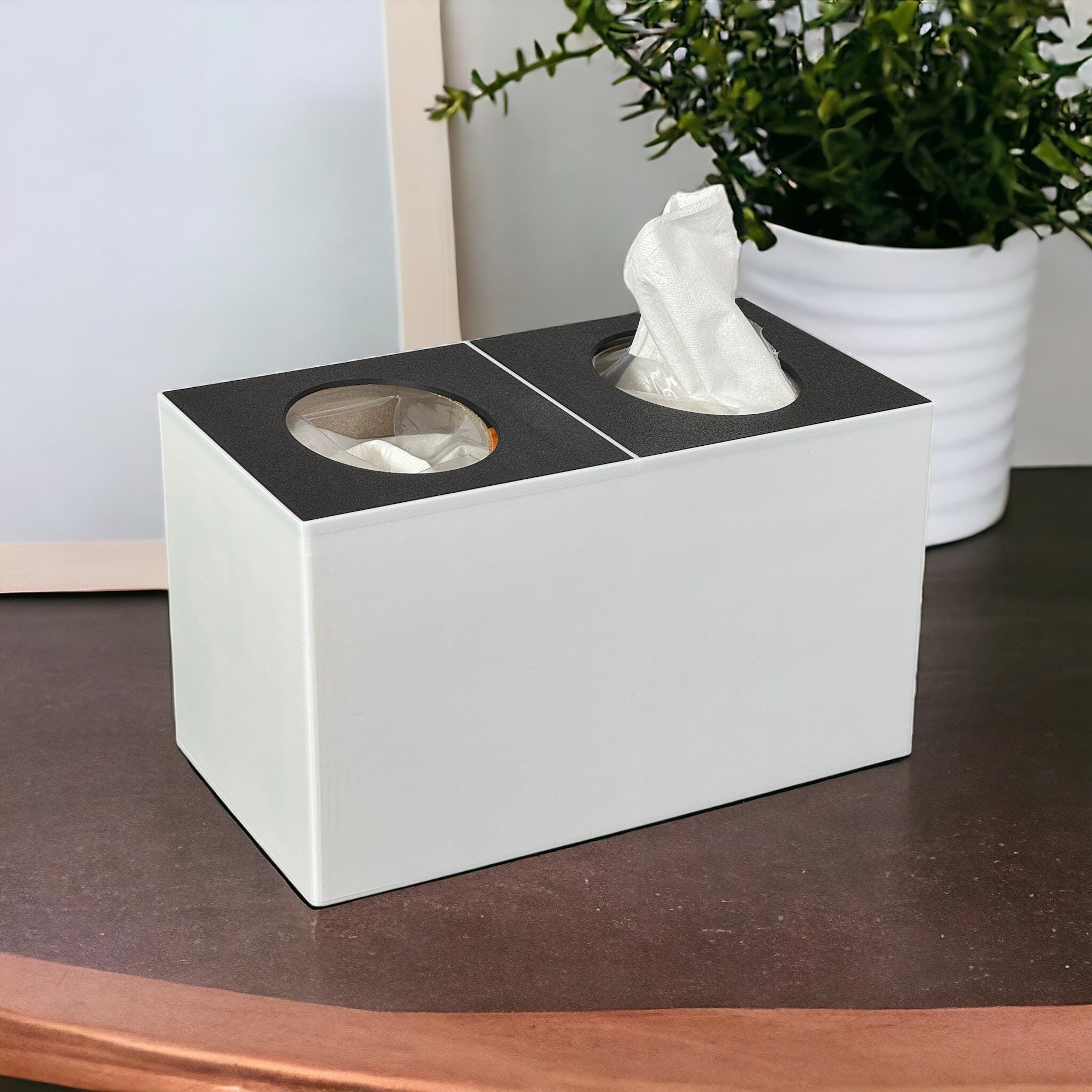 Double Tissue Box Holder, Tissue Box Cover, Tissue Box Holder