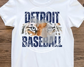 Detroit Baseball Tiger Eyes PNG plik obrazu