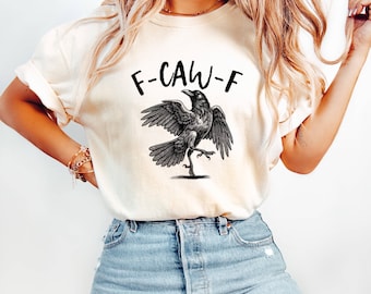 Funny Crow Graphic Tee, Sarcastic Raven Unisex T-Shirt