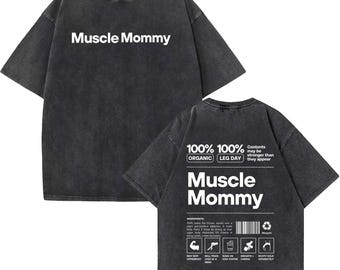Muscle Mommy Gym Shirt: Funny Workout Tee, Fitness Gift
