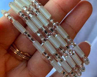 Waist bead jewelry, African waist beads, tie on waist beads, weight loss tracker, belly jewelry