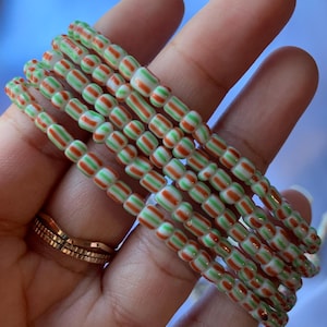Waist bead jewelry, African waist beads, tie on waist beads, weight loss tracker, belly jewelry