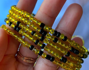 Waist bead jewelry, African waist beads, tie on waist beads, weight loss tracker, belly jewelry