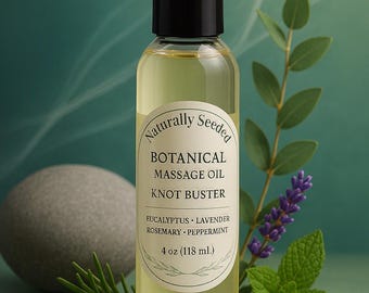 Scented Massage Oil – Aromatherapy | Essential Oils | Natural Relaxation | Relaxing Gift | 2oz 8oz