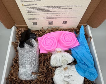DIY Shower Steamer Kit, Choose Your Scent, Aromatherapy Self Care Gift, Natural Essential Oil Shower Melts, Spa Gift for Her